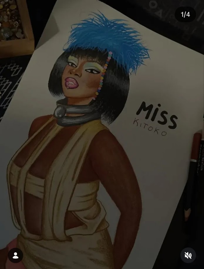 Dessin Miss Kitoko