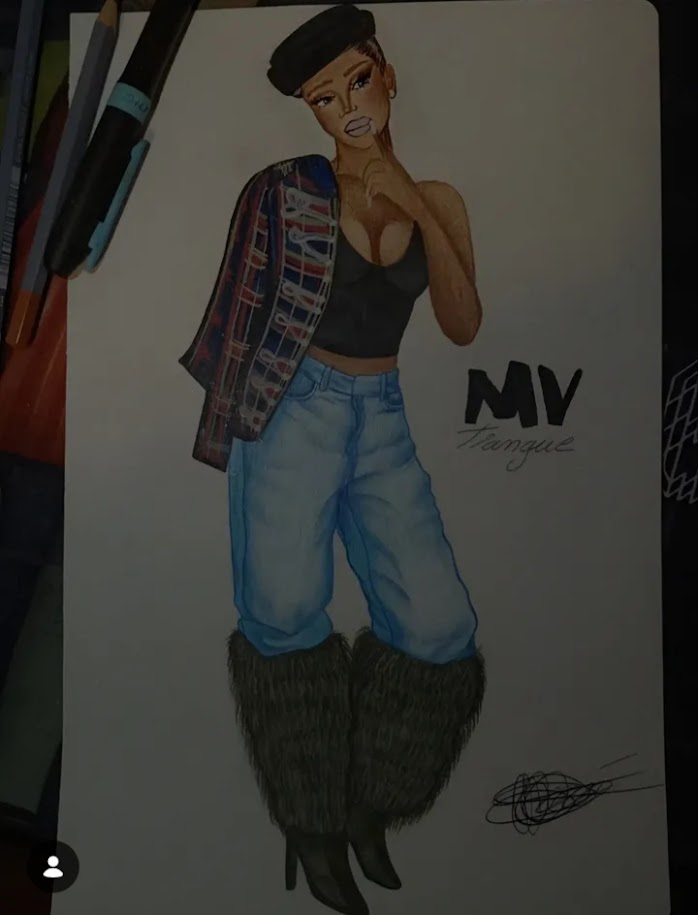 Dessin mode féminin